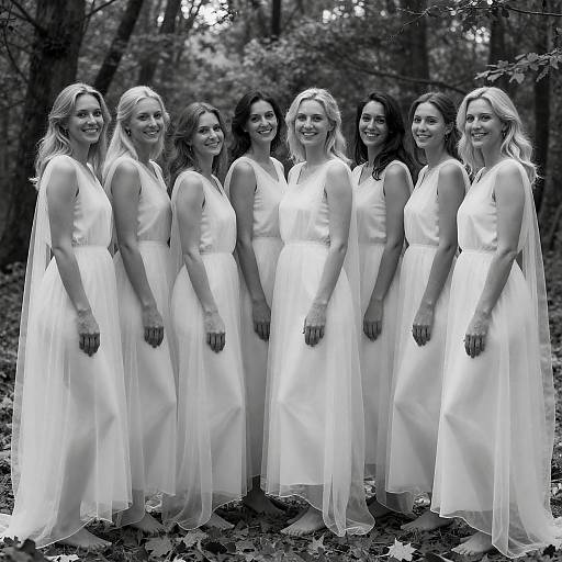 Ethereal Elegance of Women in Nature