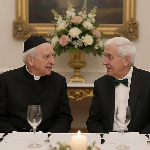 Elderly Men Engaged in Conversation