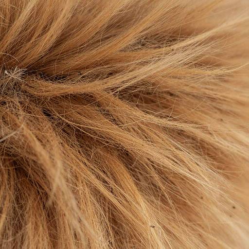 Macro Texture of Dog Hair and Fabric