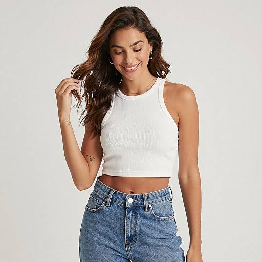 Casual Portrait of Smiling Woman