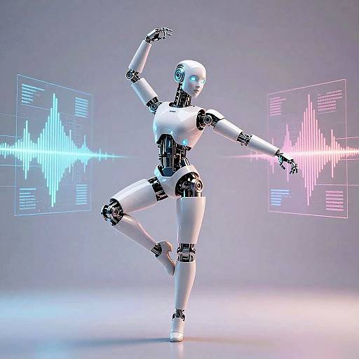 Robot Performing Graceful Contemporary Dance