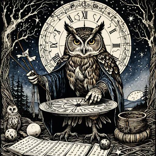 Enchanted Owl Weaving Fortune Threads