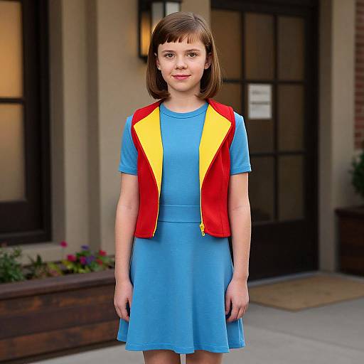 Girl in Marty McFly Costume