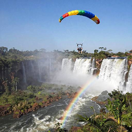 Skydiving Over Iguazu Falls