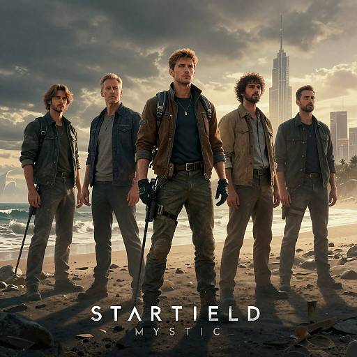 Starfield Mystic Beach Cityscape