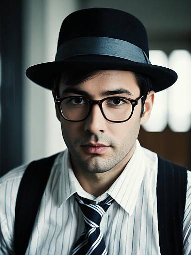 Realistic Watchmen Male Portrait