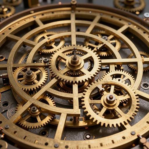 Golden Clockwork Labyrinth Mechanism