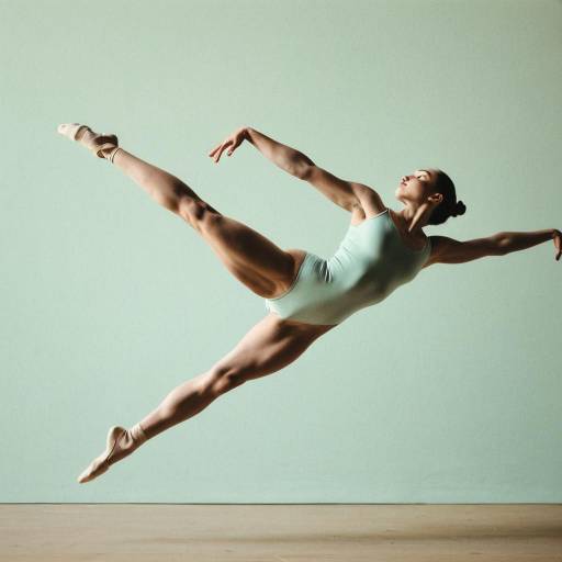 Ballet Dancer Mid-Air Leap