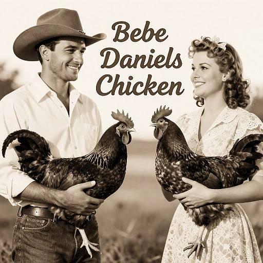 Vintage Sepia Illustration of Couple