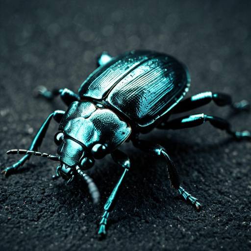 Cinematic Macro Shot of a Beetle Cinematic Macro Shot of a Beetle