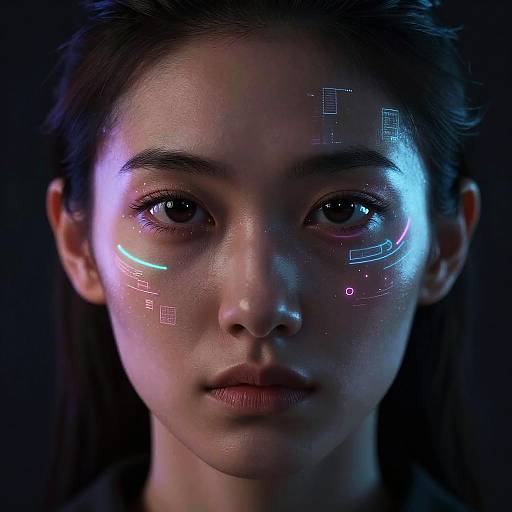 Futuristic Cyberpunk Black Eye Filter