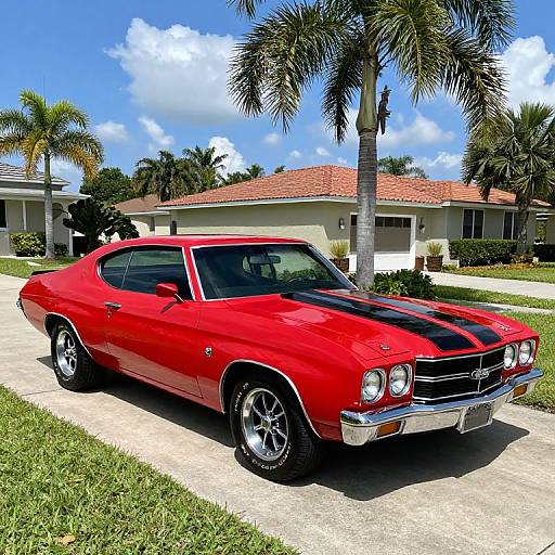 1972 Chevrolet Chevelle SS in Suburbia
