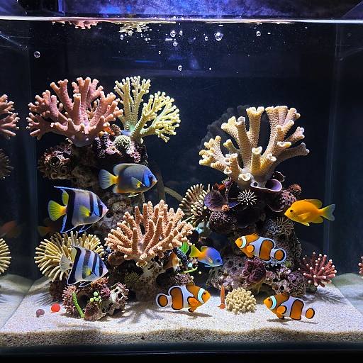 Tropical Reef Fish Tank Diorama
