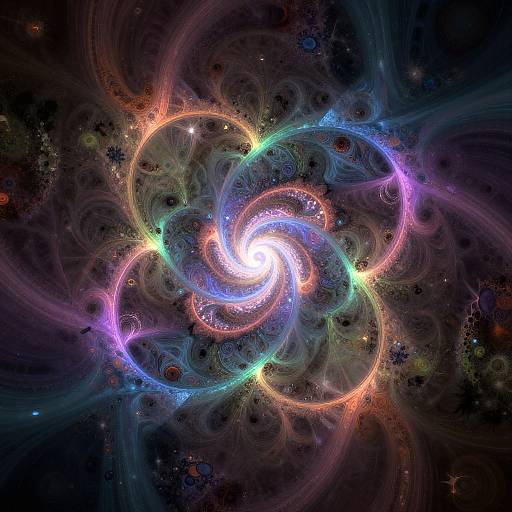 Intricate Abstract Fractal Art