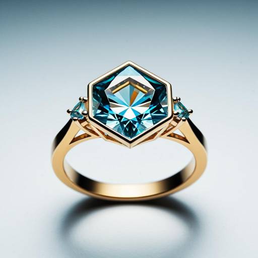 Elegant Gold Topaz Engagement Ring Photography