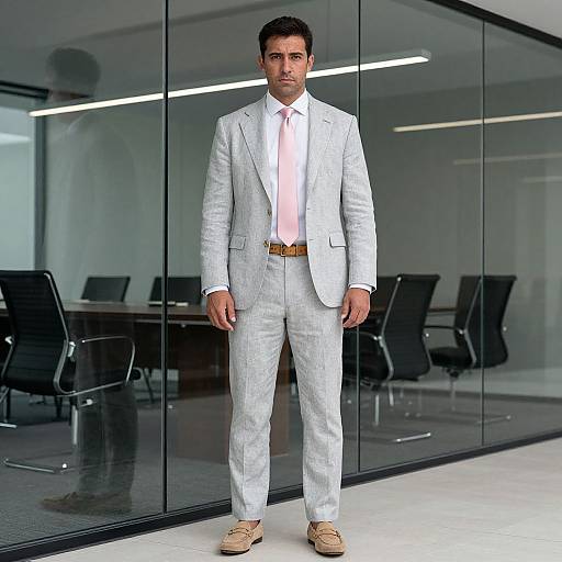 Stylish Man in Modern Suit