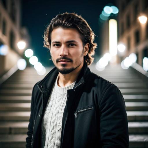 Urban Portrait with Moody Atmosphere