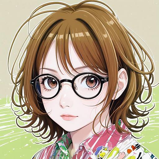 Illustration of Araki hina, idolmaster in the style of Matsurika youko