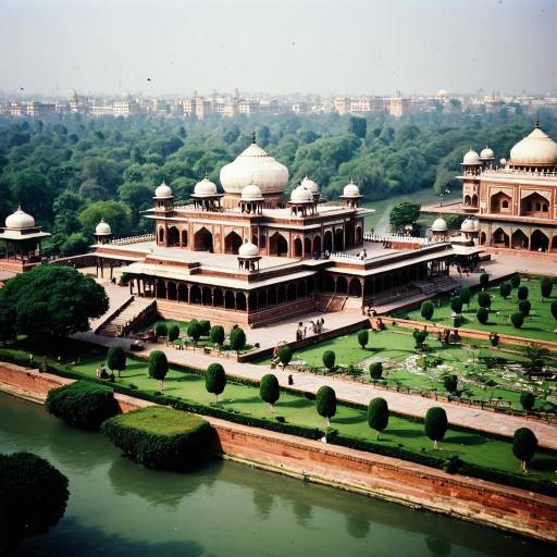 Vibrant Cityscape of the Mughal Empire