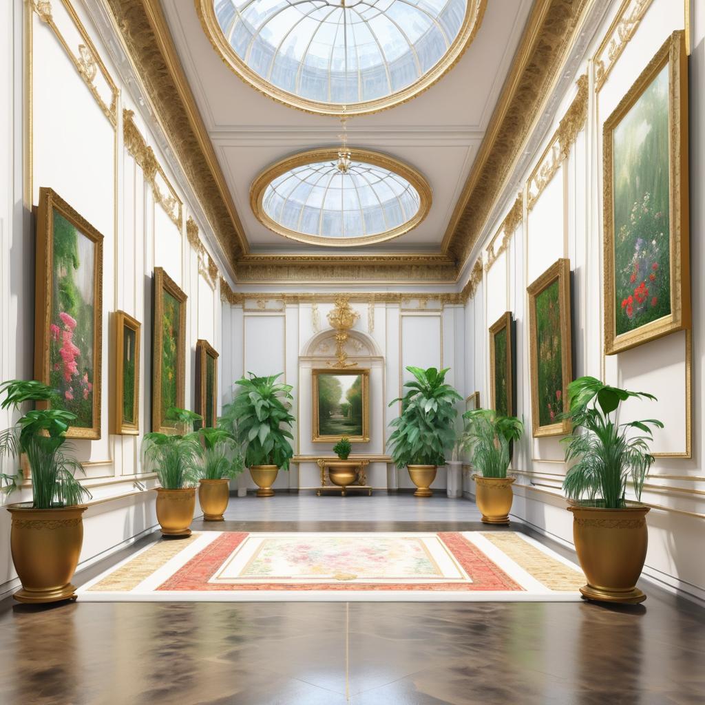 Exquisite Art Museum Interior Print