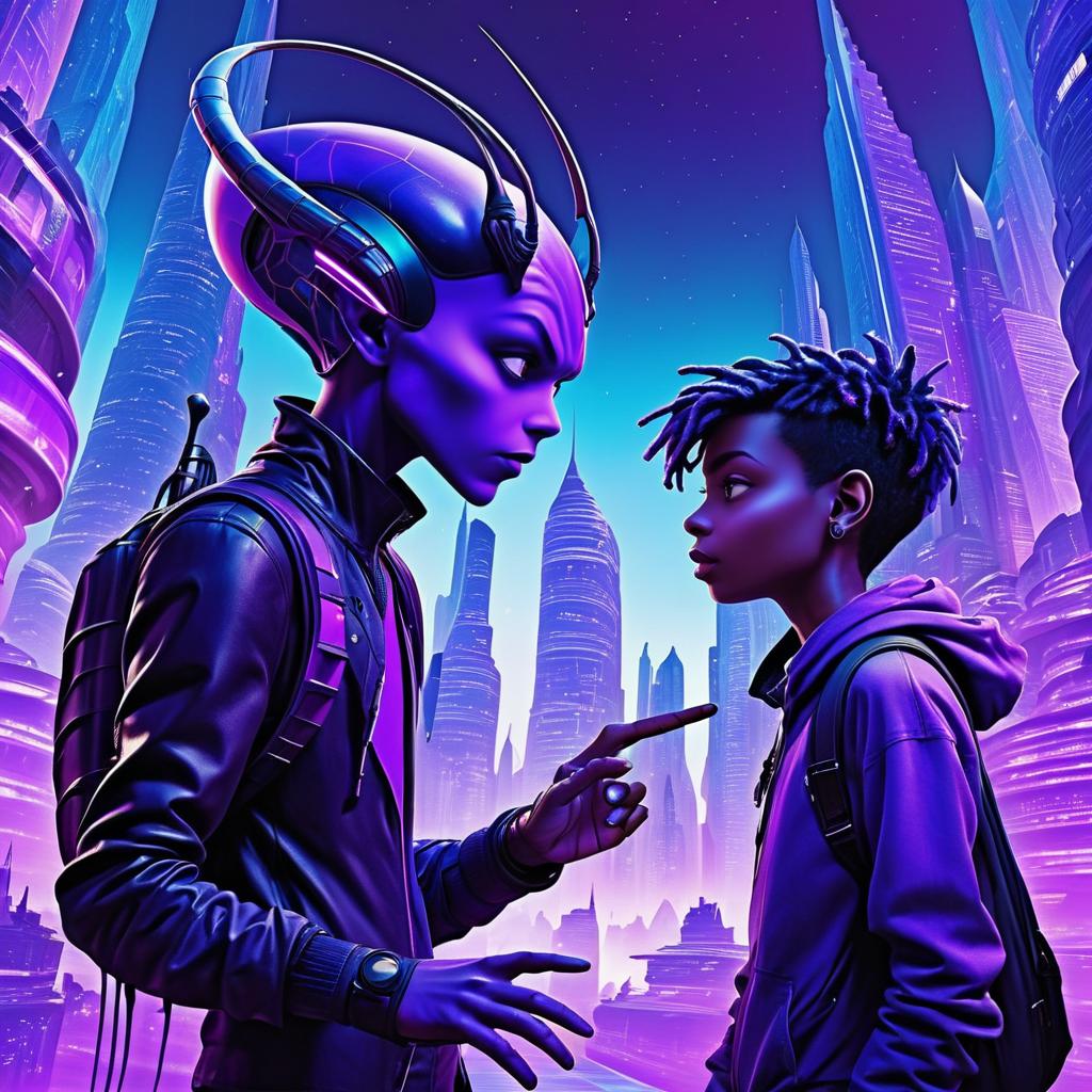 Curious Alien Meets Adventurous Teenager