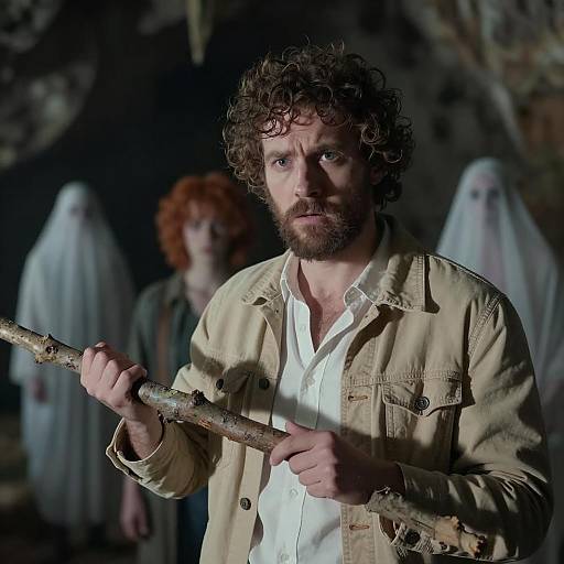 Mysterious Cave Encounter with Shadows