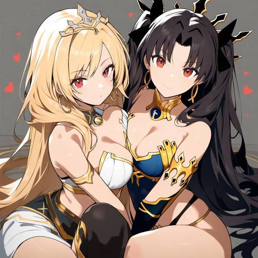 Sisters in Stunning Fantasy Attire