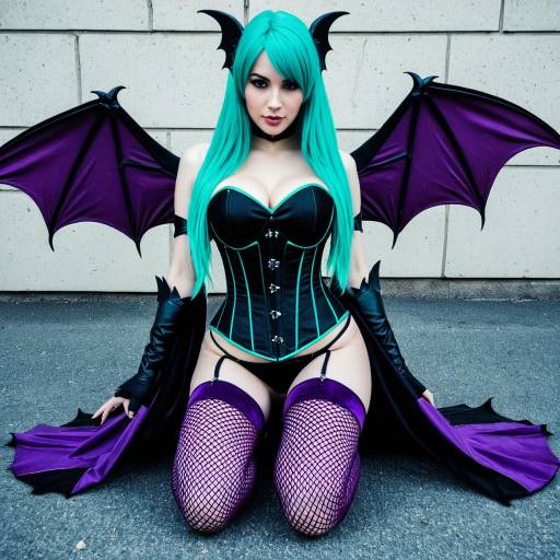 Morrigan Aensland Inspired Cosplay Costume