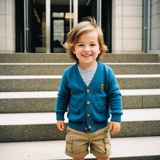 Smiling Toddler Boy Outdoors