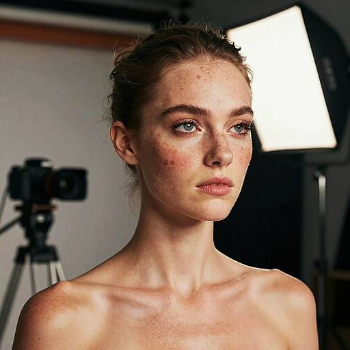 Ultra-Realistic Studio Fashion Portrait