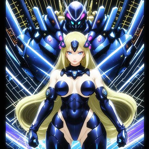 Illustration of Angela balzac, rakuen tsuihou in the style of Chocolat (momoiro piano)