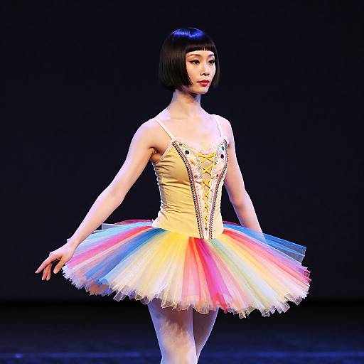 Disconnected Cut on Ballet Fashion Model