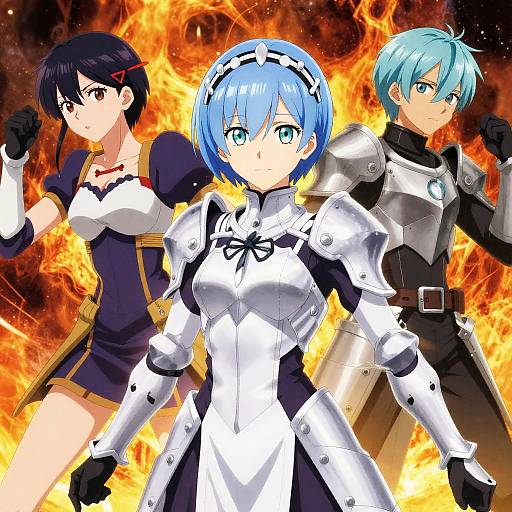 Re Zero Dramatic Showdown Scene