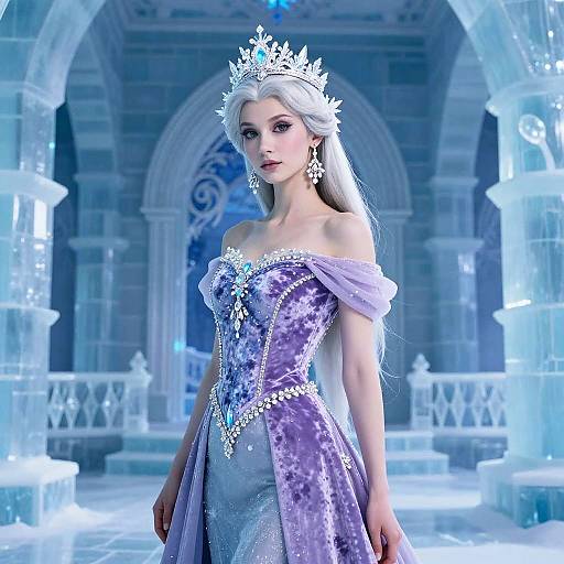 Snow Nymph in Frozen Paradise