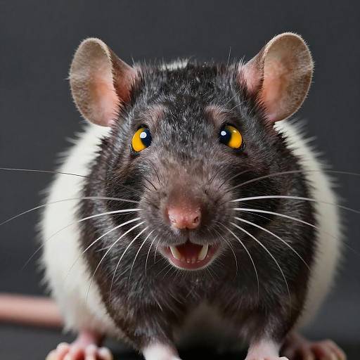 Hyper-Realistic Fierce Rat Portrait