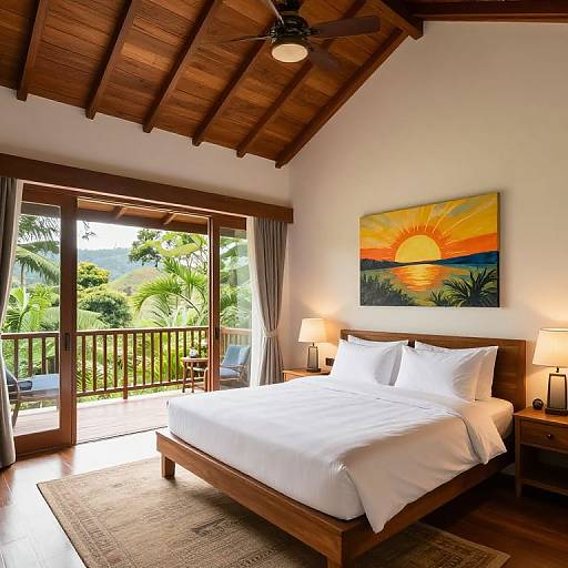 Serene Eco Villa Bedroom Retreat