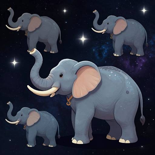 Loxodon Druid Communing with Stars