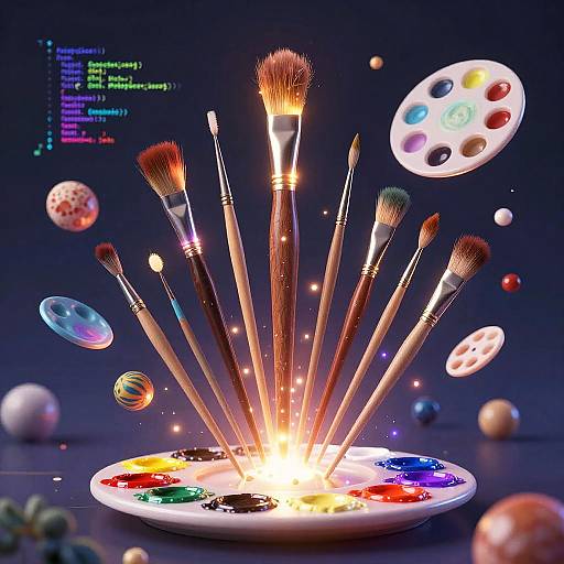 Magical AI Art Tools Visualization