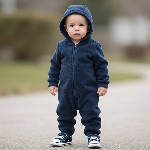 Photorealistic Newborn Boy in Jogging Suit