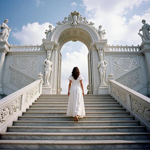 Ethereal Ascent to Heavenly Gateway