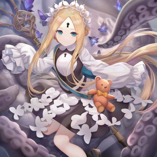 Illustration of Abigail williams (festival outfit) (fate), fate/grand order in the style of Torino aqua