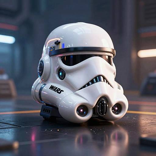 Futuristic Star Wars Blaster Rifle