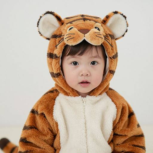 Child in Tiger Costume
