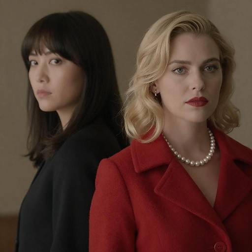 Stylish Portrait of Two Women