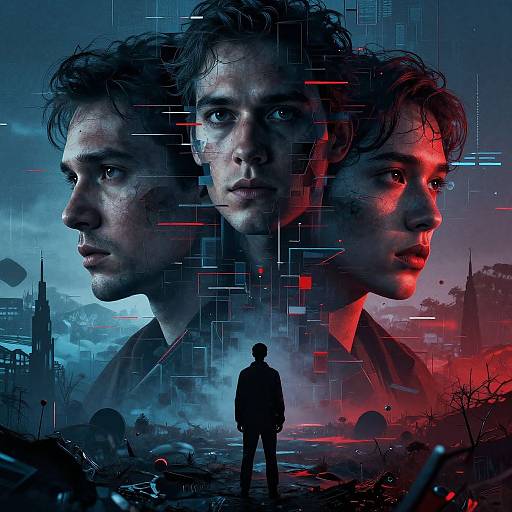 Surreal Thriller AI Movie Poster