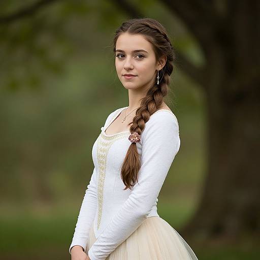 Enchanting Giselle in Floral Costume