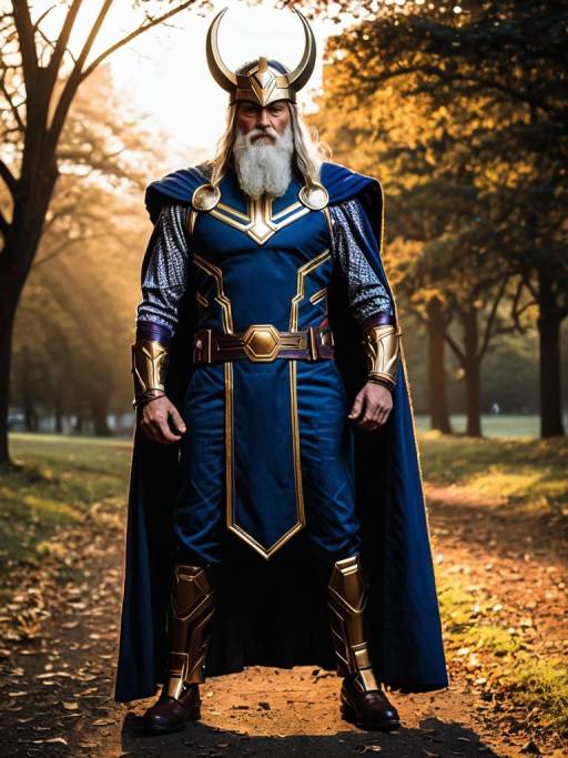 Realistic Odin Cosplay Photo for Men