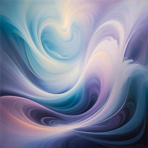 Ethereal Swirling Mist in Dreamlike Scene