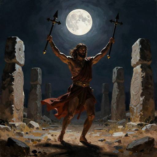 Hesus Ritual Dance Under Full Moon