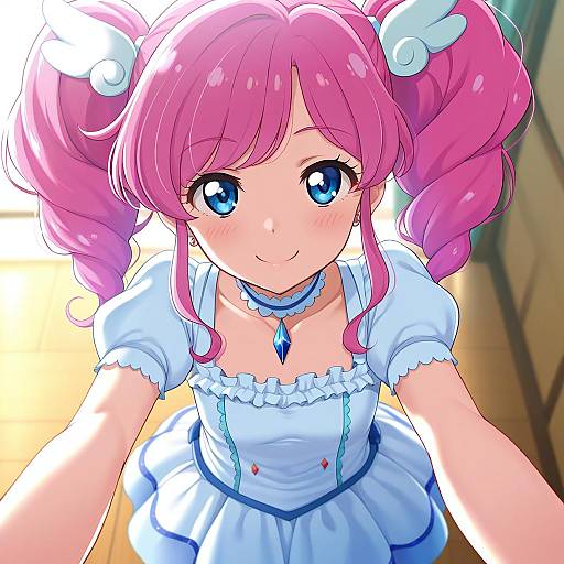 Illustration of Amahane madoka, aikatsu! (series) in the style of Shiina excel